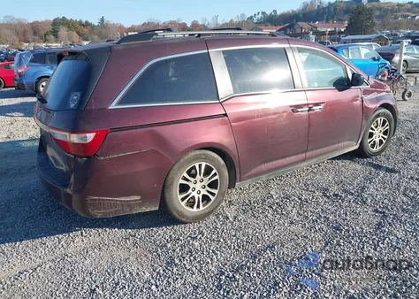 2012 Honda Odyssey Ex-L z USA, uszkodzony, nr VIN 5FNRL5H66CB035796